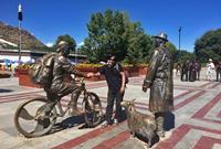 World Expeditions leader Sanjay in Shigatse, Tibet